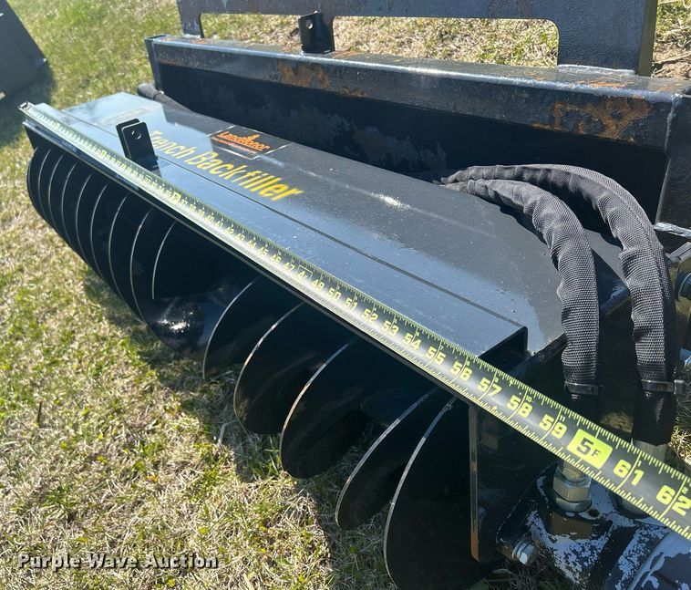 image for item MC9874 Land Honor  54"W skid steer trench backfiller