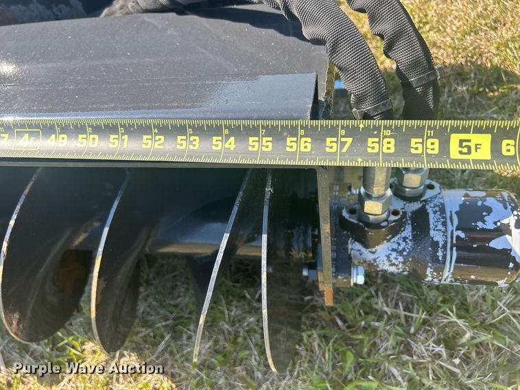 image for item MC9874 Land Honor  54"W skid steer trench backfiller