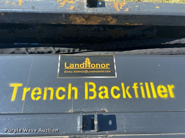 image for item MC9874 Land Honor  54"W skid steer trench backfiller