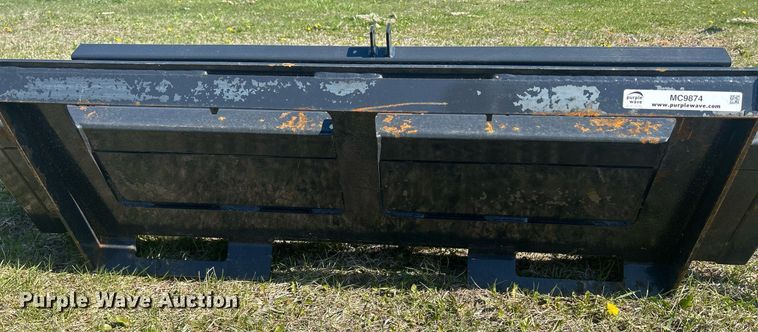 image for item MC9874 Land Honor  54"W skid steer trench backfiller