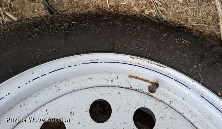 image for item MN9860 1996 Tex Mex  utility trailer