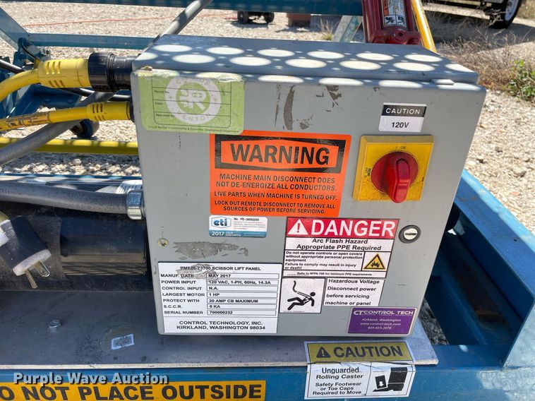 image for item MS9706 2017 Control Technology PME65-73700  platform lift