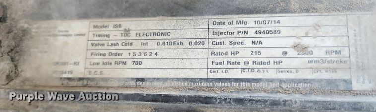 image for item MW9705 2003 Freightliner MT45  delivery van