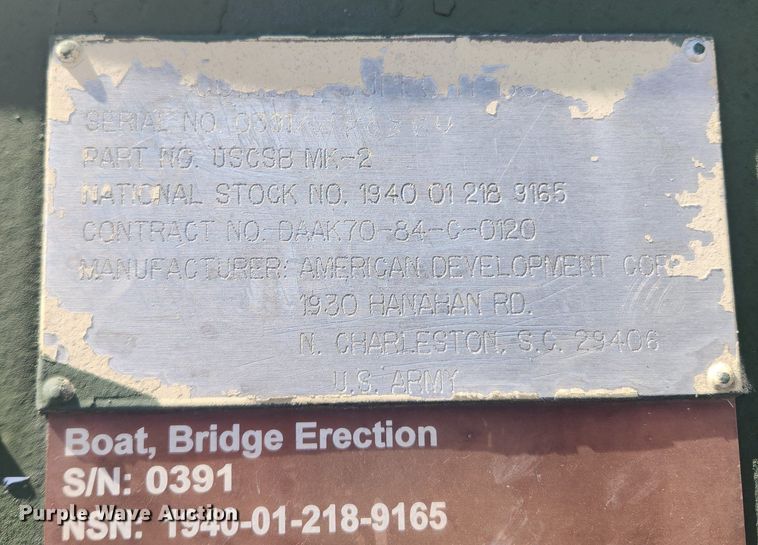 image for item MW9747 2010 American Development MKII  boat