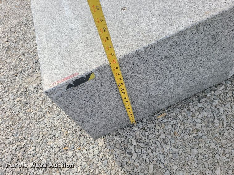 image for item MX9755 Starrett  granite surface plate