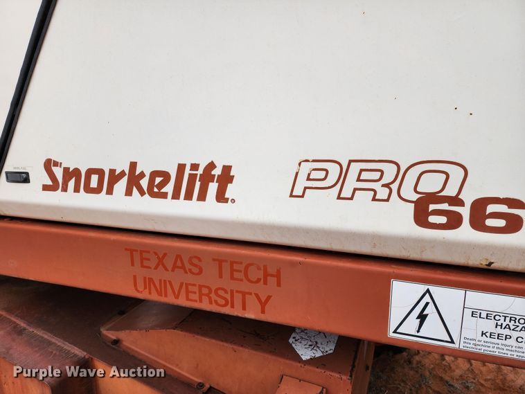 image for item DK6505 1998 Snorkelift Pro-66RDZ  boom lift