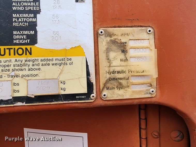 image for item DK6505 1998 Snorkelift Pro-66RDZ  boom lift