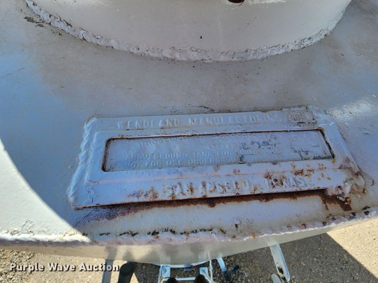 image for item DK6506 Wendland MFG Corporation  fuel tank