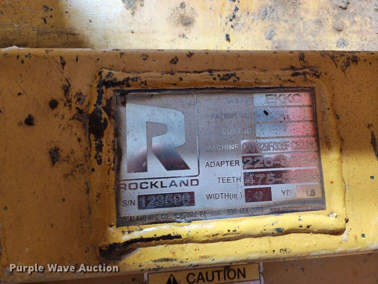 image for item DK6507 Rockland Krypto Klaw EKKC  excavator bucket