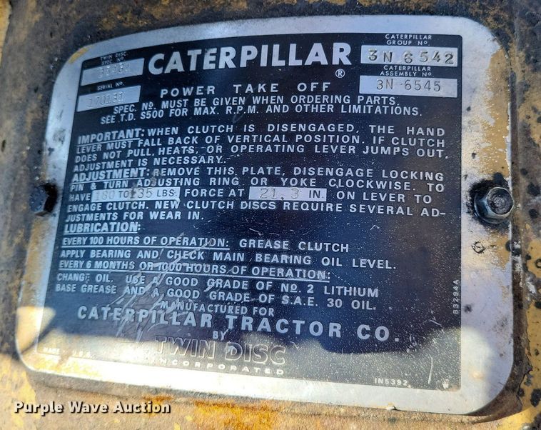 image for item DO3651 Caterpillar 3408  power unit