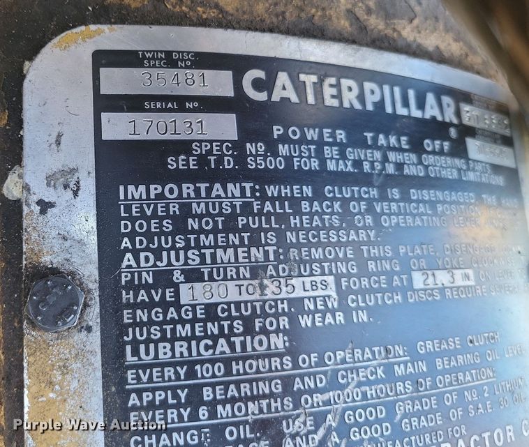 image for item DO3651 Caterpillar 3408  power unit