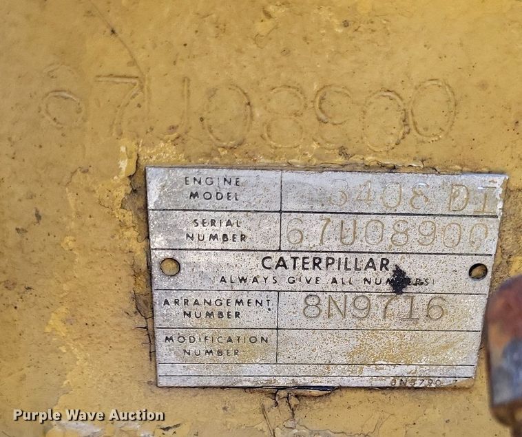 image for item DO3652 Caterpillar 3408  power unit