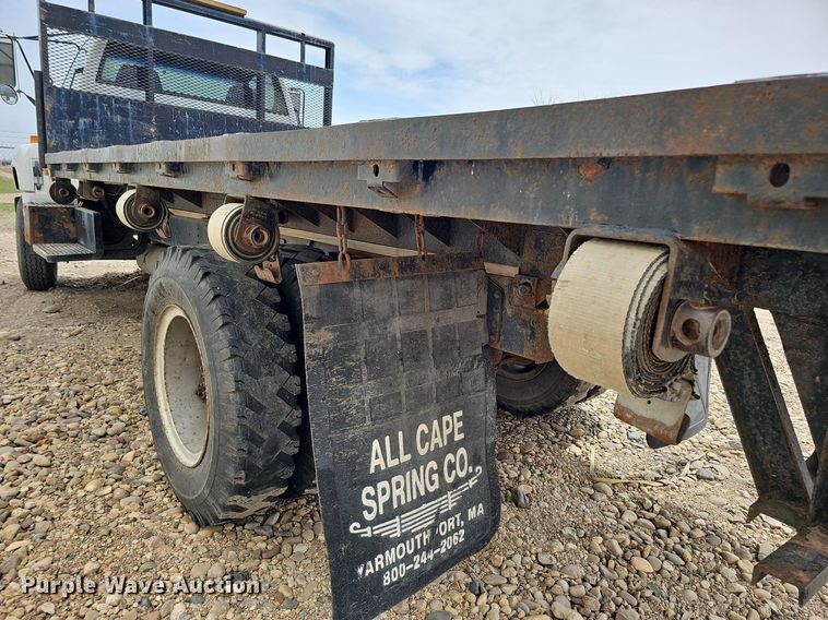 image for item DO4310 1991 GMC TopKick SL  dump flatbed truck