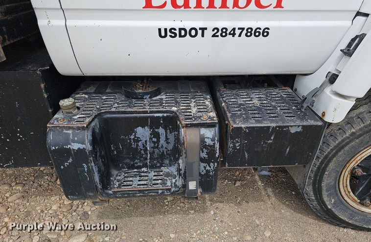 image for item DO4310 1991 GMC TopKick SL  dump flatbed truck