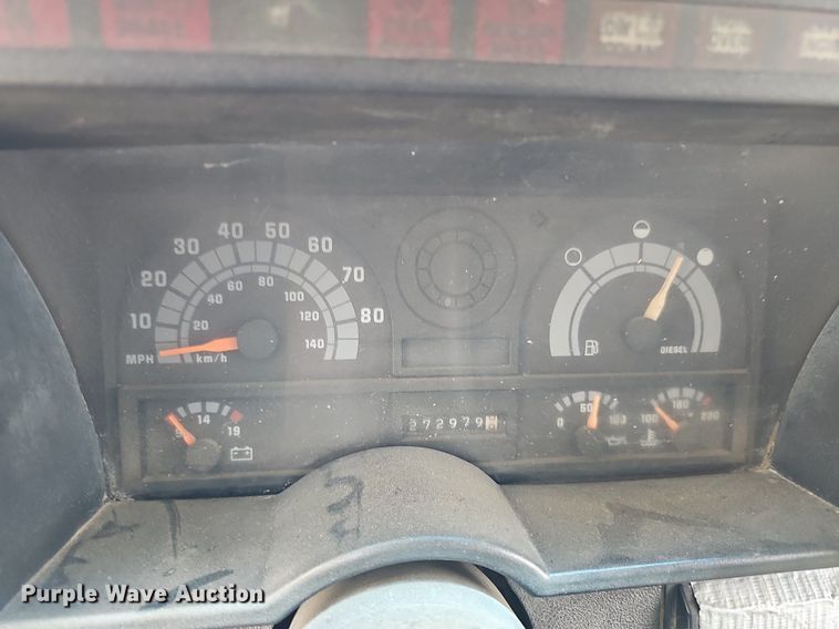 image for item DO4310 1991 GMC TopKick SL  dump flatbed truck