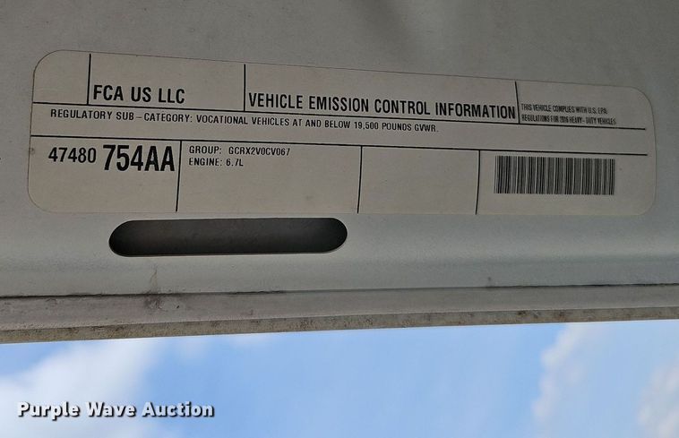 image for item DO4367 2016 Dodge Ram 5500HD  utility / service truck