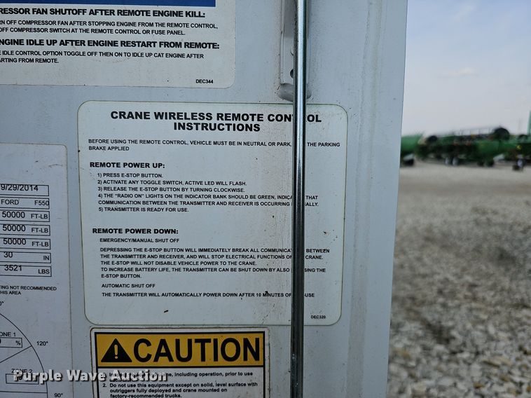 image for item DO4369 2015 Ford F550 Super Duty  utility / service truck