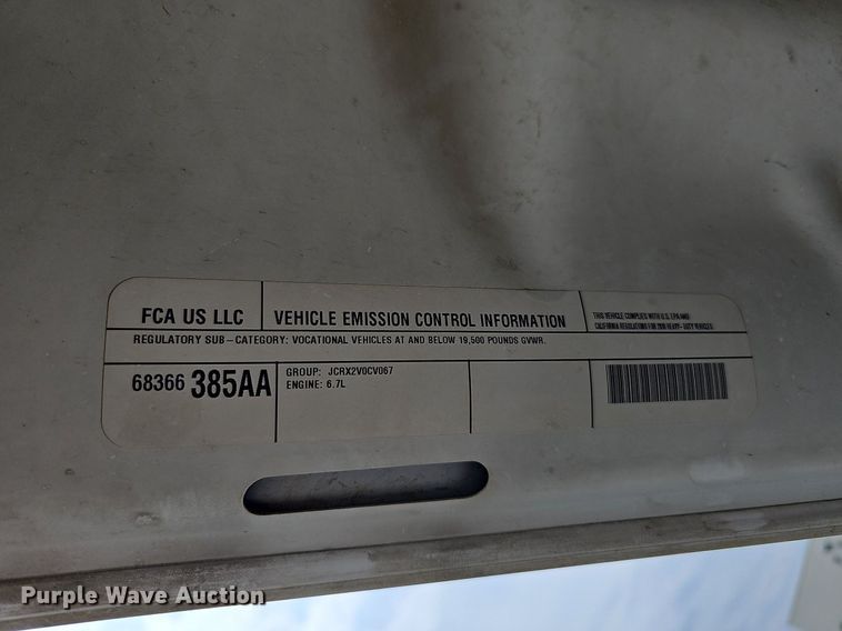 image for item DO4370 2018 Dodge Ram 5500HD  utility / service truck