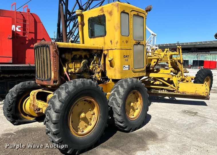 image for item DO4923 Caterpillar 112  rigid frame motor grader