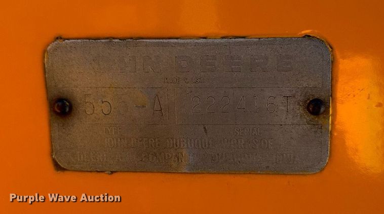 image for item DO4925 1975 John Deere 555A  track loader