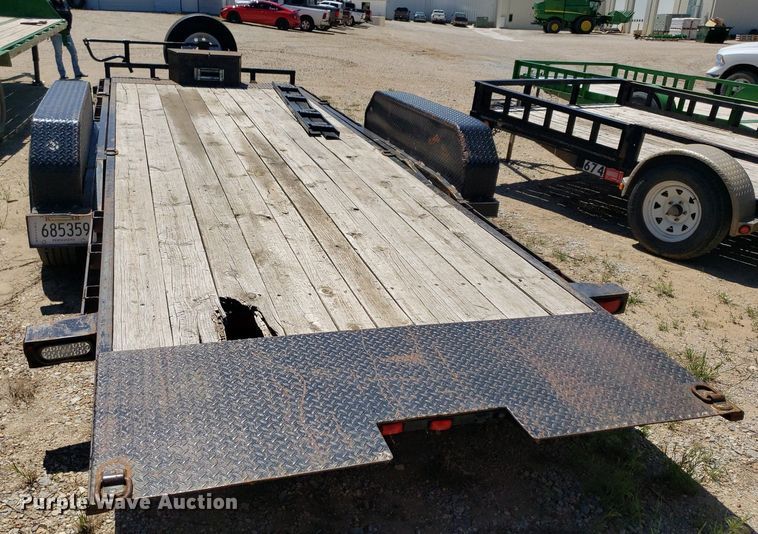 image for item DP7857 2013 Big Tex  tilt deck equipment trailer