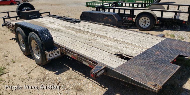 image for item DP7857 2013 Big Tex  tilt deck equipment trailer