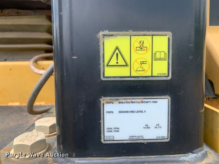 image for item DP8625 2008 Caterpillar CS56  single drum vibratory roller