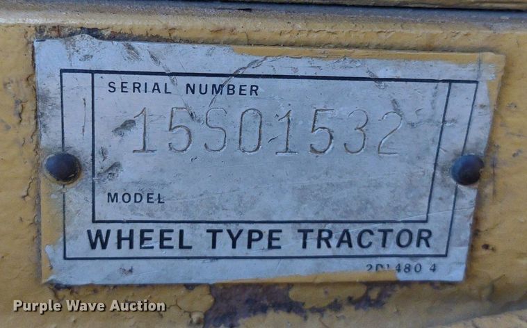 image for item DQ1695 1982 Caterpillar 627B  scraper