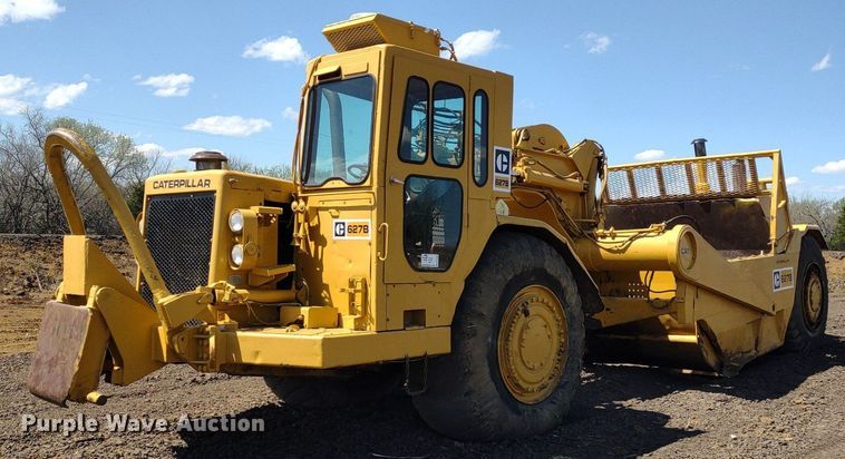 image for item DQ1696 1974 Caterpillar 627B  scraper