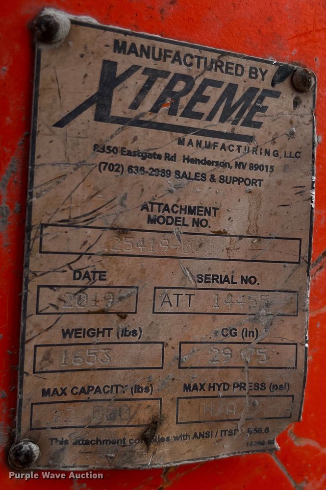 image for item DQ2041 Xtreme XR1245  telehandler