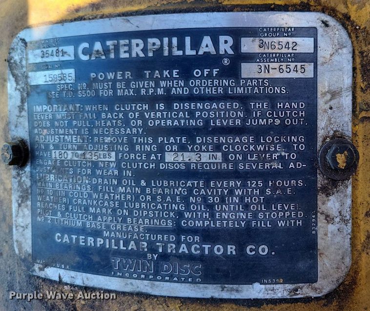 image for item DR0168 Caterpillar 3408  power unit