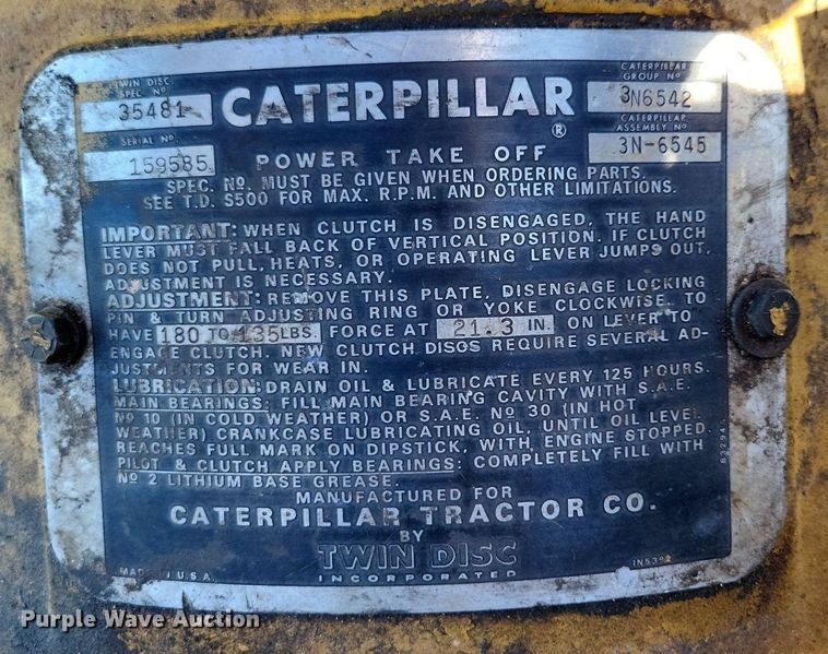 image for item DR0168 Caterpillar 3408  power unit