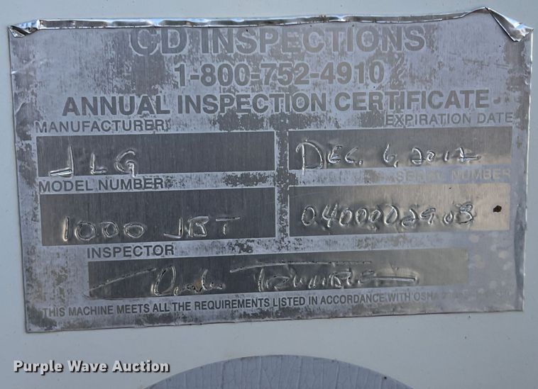 image for item DR5567 1995 Ford F800  crane truck