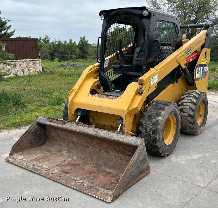 image for item DR5593 2017 Caterpillar 262D  skid steer loader