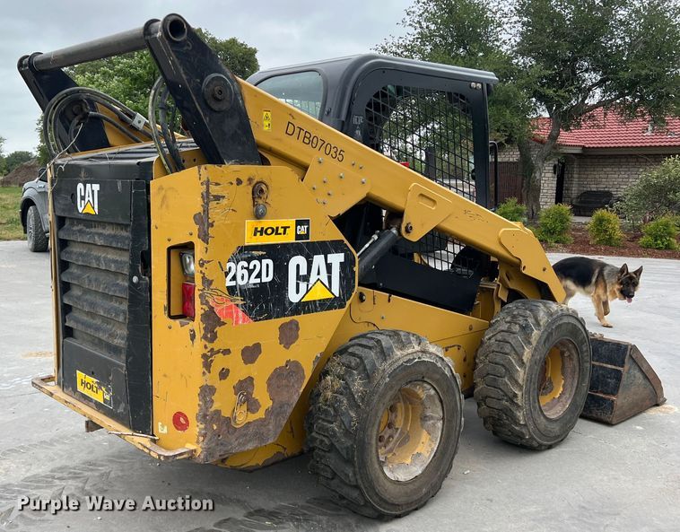 image for item DR5593 2017 Caterpillar 262D  skid steer loader