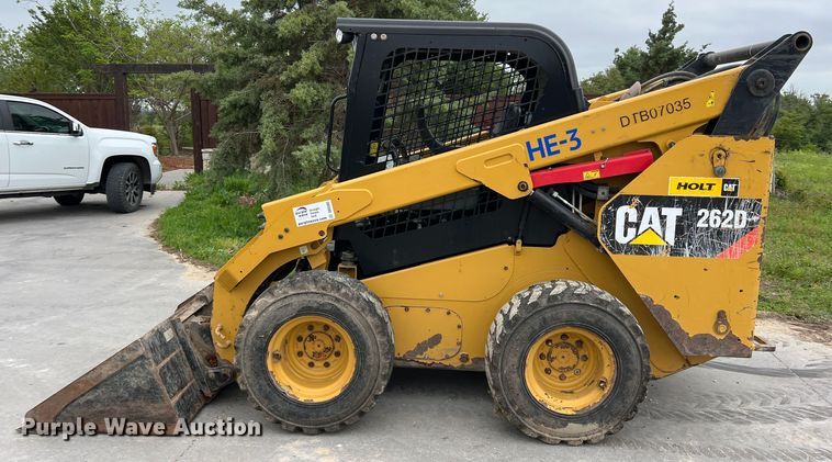 image for item DR5593 2017 Caterpillar 262D  skid steer loader