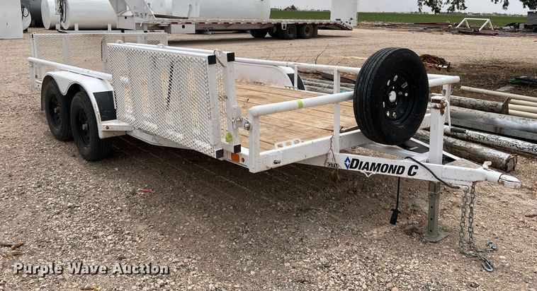 image for item DR5600 2021 Diamond C  utility trailer