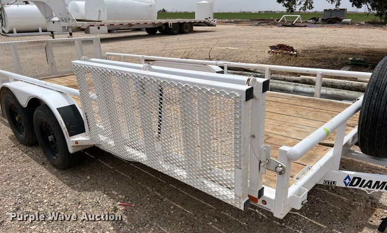 image for item DR5600 2021 Diamond C  utility trailer