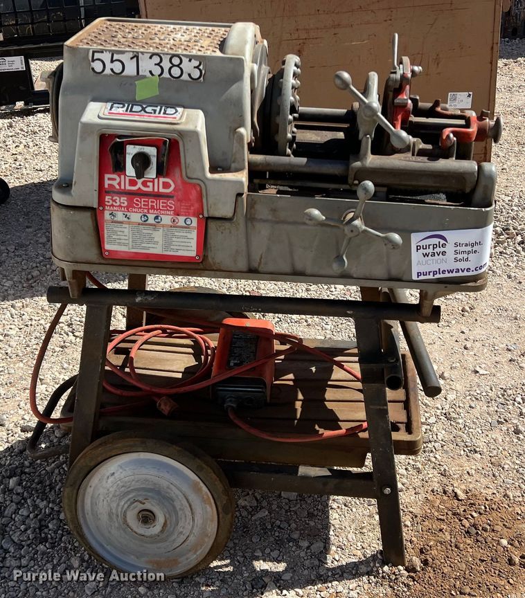 image for item DR5615 Ridgid 535  pipe threader