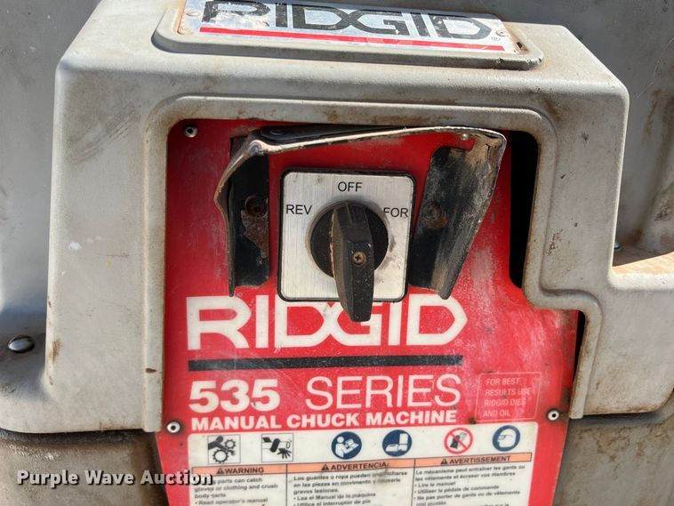 image for item DR5615 Ridgid 535  pipe threader