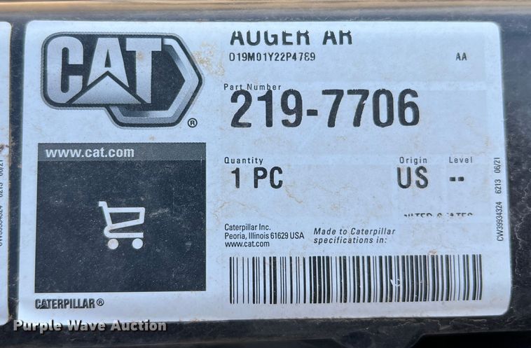 image for item DR5621 Caterpillar A41  skid steer auger