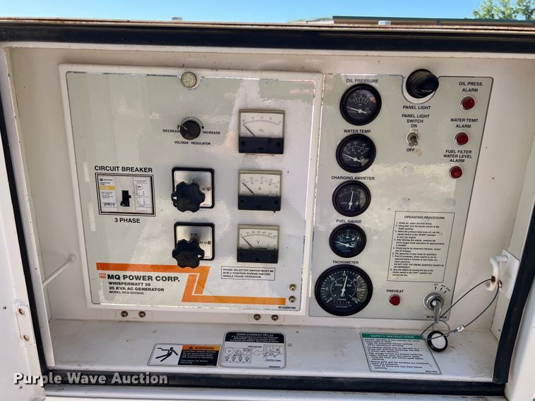 image for item DR5634 Whisperwatt DCA-25SSIU2  generator