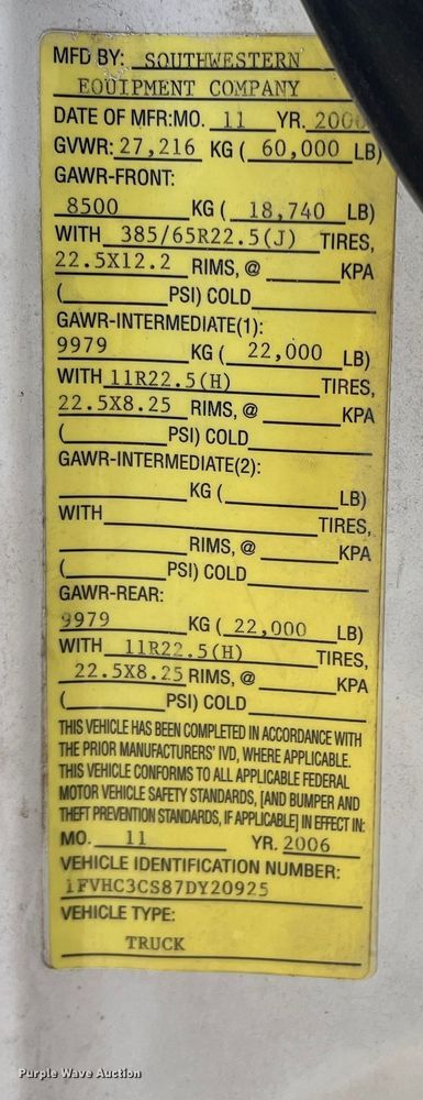 image for item DR5635 2007 Freightliner Business Class M2  dump truck