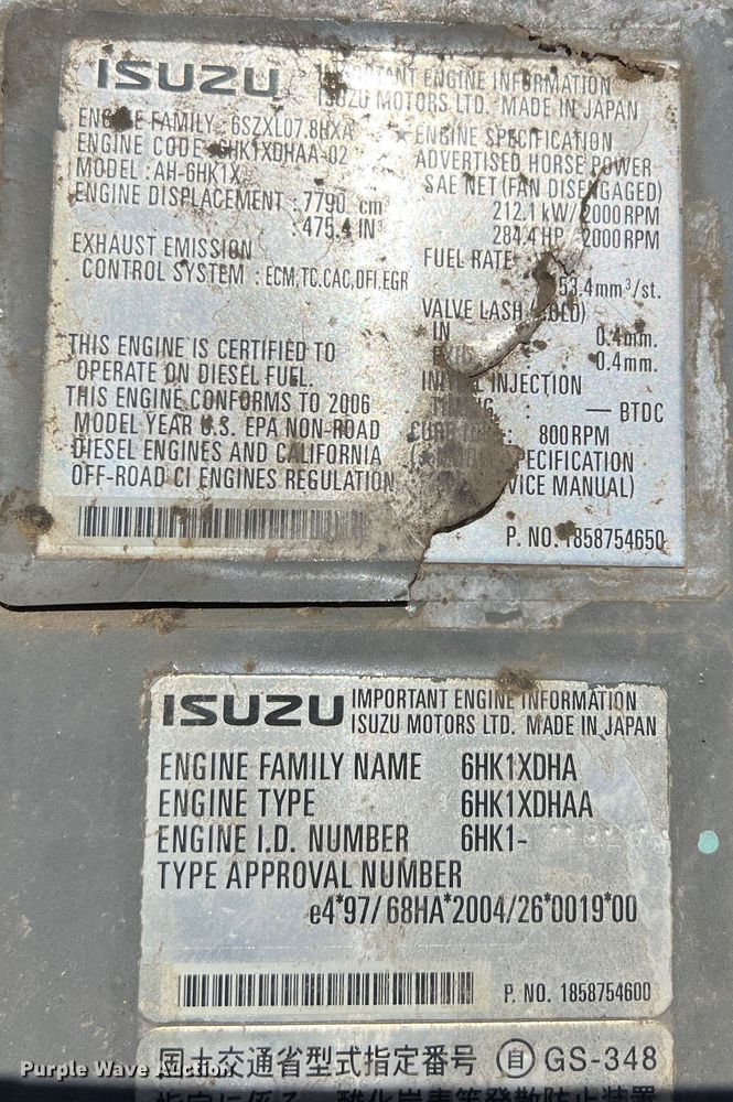 image for item DR5639 2008 Link Belt 330LX  excavator