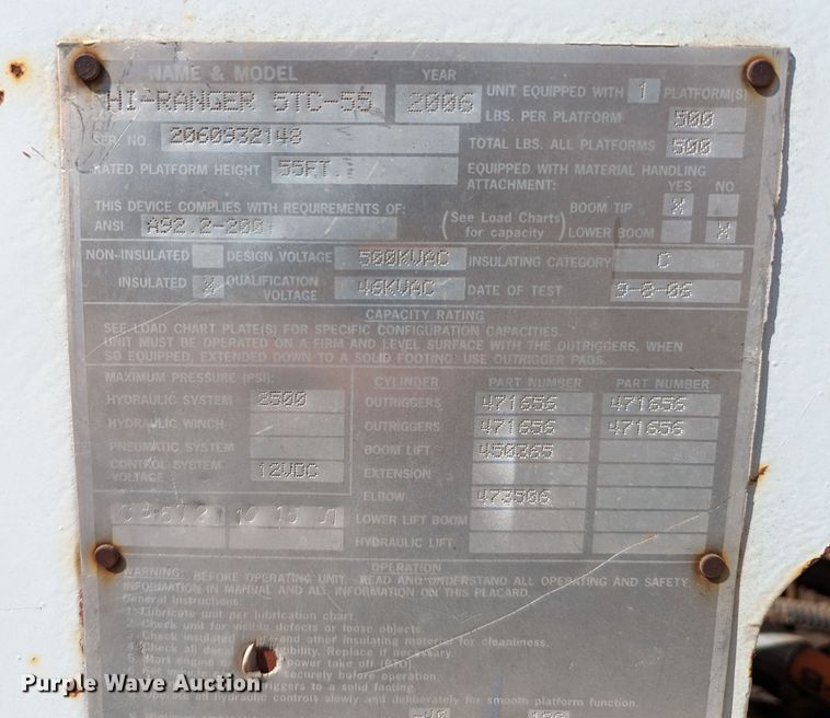 image for item DR6939 2007 International 4300  bucket truck