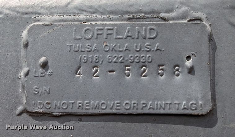 image for item DR6945 Loffland Western Tank Company 500BBL  frac tank
