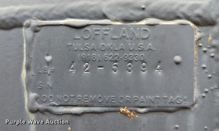 image for item DR6946 Loffland Western Tank Company 500BBL  frac tank