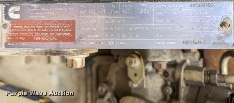 image for item DR6948 1991 SkyTrak 6000M  telehandler