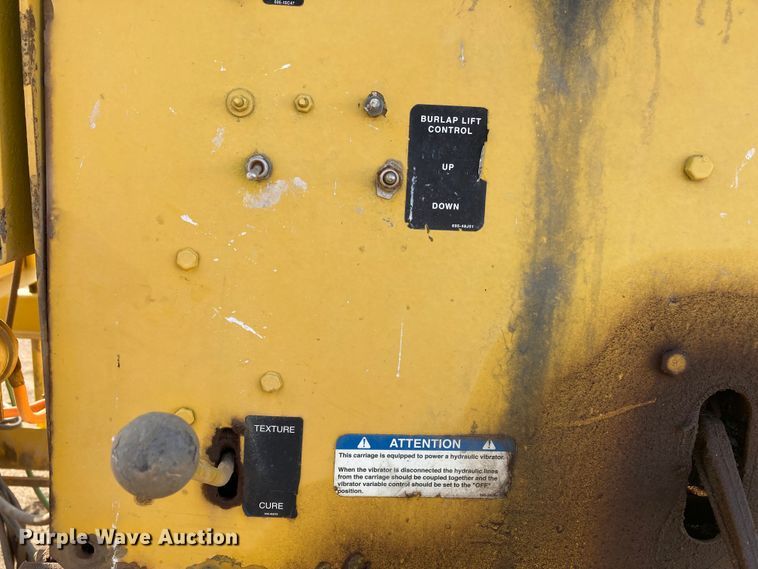 image for item HN9861 Gomaco TC400  texture/curing machine