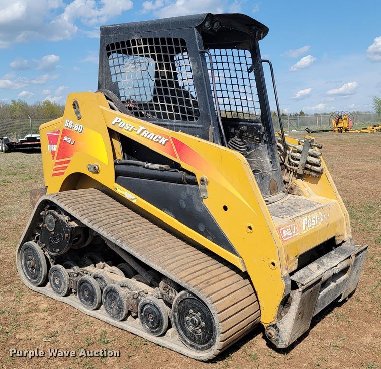 2008 ASV PosiTrack SR80 tracked skid steer loader in Catoosa, OK